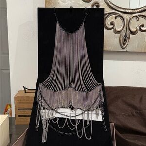 BCBGMaxAzria Black Chain Necklace